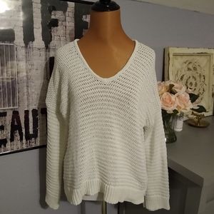 Madewell open knit sweater